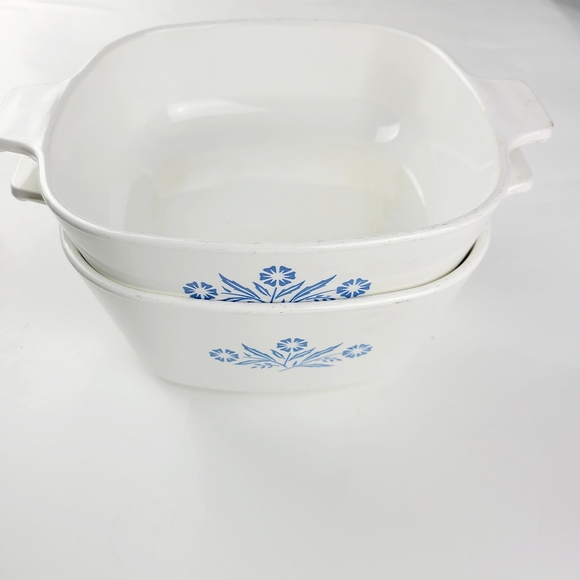 《Vintage》2 Corningware cornflower print - Picture 5 of 10